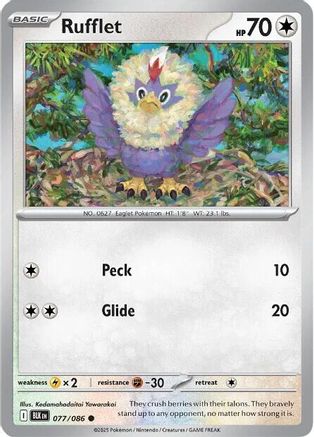 Rufflet (077/086) [SV Black Bolt] - Common