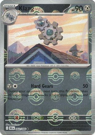 Klang (Poke Ball Pattern) (062/086) [SV Black Bolt] Holofoil - Common