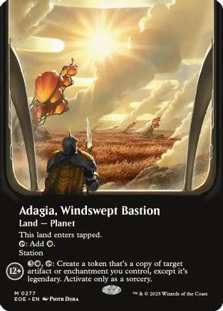 Adagia, Windswept Bastion (Borderless) (EOE-277) [Edge of Eternities] Foil