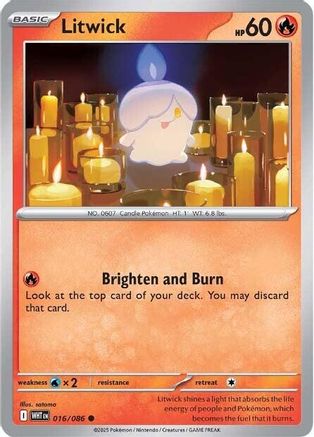 Litwick (016/086) [SV White Flare] - Common