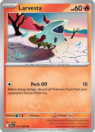Larvesta (015/086) [SV Black Bolt] - Common