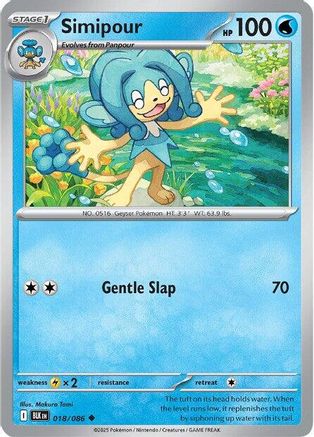 Simipour (018/086) [SV Black Bolt] - Uncommon