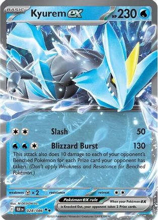 Kyurem ex (028/086) [SV Black Bolt] Holofoil - Double Rare