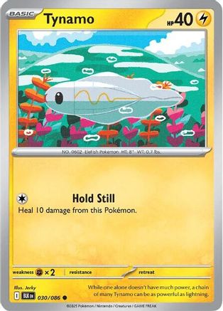 Tynamo (030/086) [SV Black Bolt] Reverse Holofoil - Common