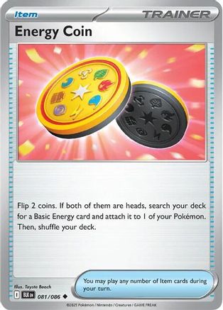 Energy Coin (081/086) [SV Black Bolt] Reverse Holofoil - Uncommon