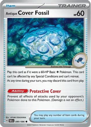 Antique Cover Fossil (080/086) [SV Black Bolt] - Common