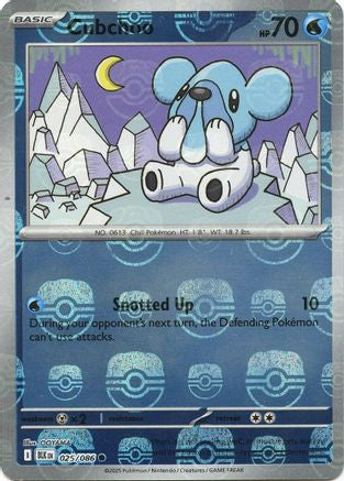 Cubchoo (Master Ball Pattern) (025/086) [SV Black Bolt] Holofoil - Common