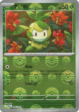 Petilil (Poke Ball Pattern) (006/086) [SV Black Bolt] Holofoil - Common