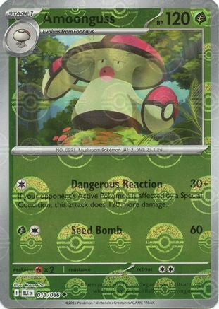 Amoonguss (Poke Ball Pattern) (011/086) [SV Black Bolt] Holofoil - Uncommon