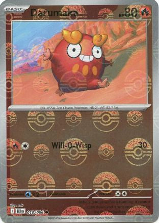 Darumaka (Poke Ball Pattern) (013/086) [SV Black Bolt] Holofoil - Common