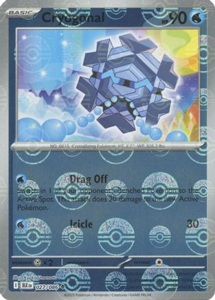 Cryogonal (Poke Ball Pattern) (027/086) [SV Black Bolt] Holofoil - Uncommon