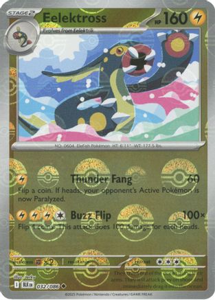 Eelektross (Poke Ball Pattern) (032/086) [SV Black Bolt] Holofoil - Uncommon