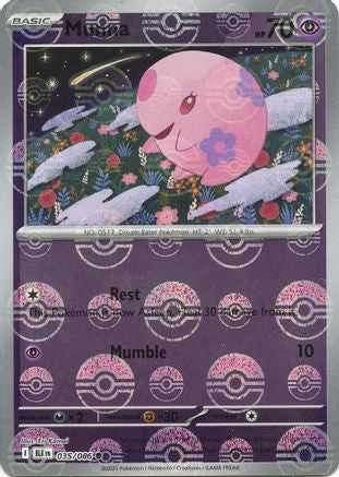 Munna (Poke Ball Pattern) (035/086) [SV Black Bolt] Holofoil - Common