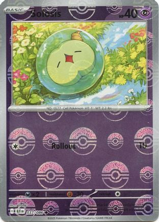 Solosis (Poke Ball Pattern) (037/086) [SV Black Bolt] Holofoil - Common