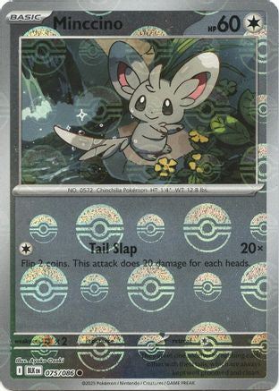 Minccino (Poke Ball Pattern) (075/086) [SV Black Bolt] Holofoil - Common