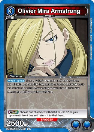 Olivier Mira Armstrong (059) (UE09BT/FMA-1-059) - UE09BT FULLMETAL ALCHEMIST Foil