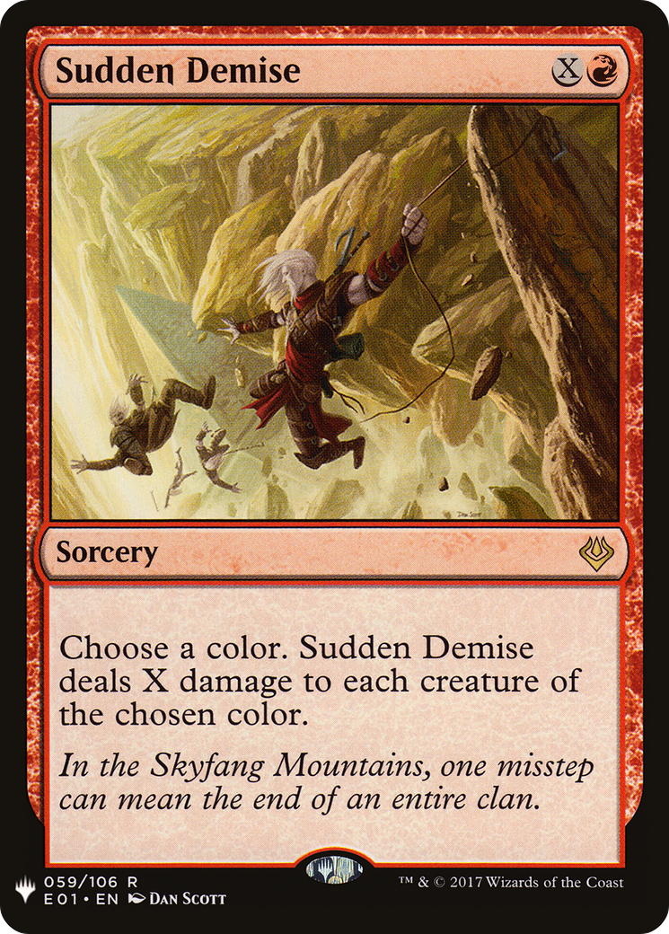 Sudden Demise (LIST-059/106) [The List]