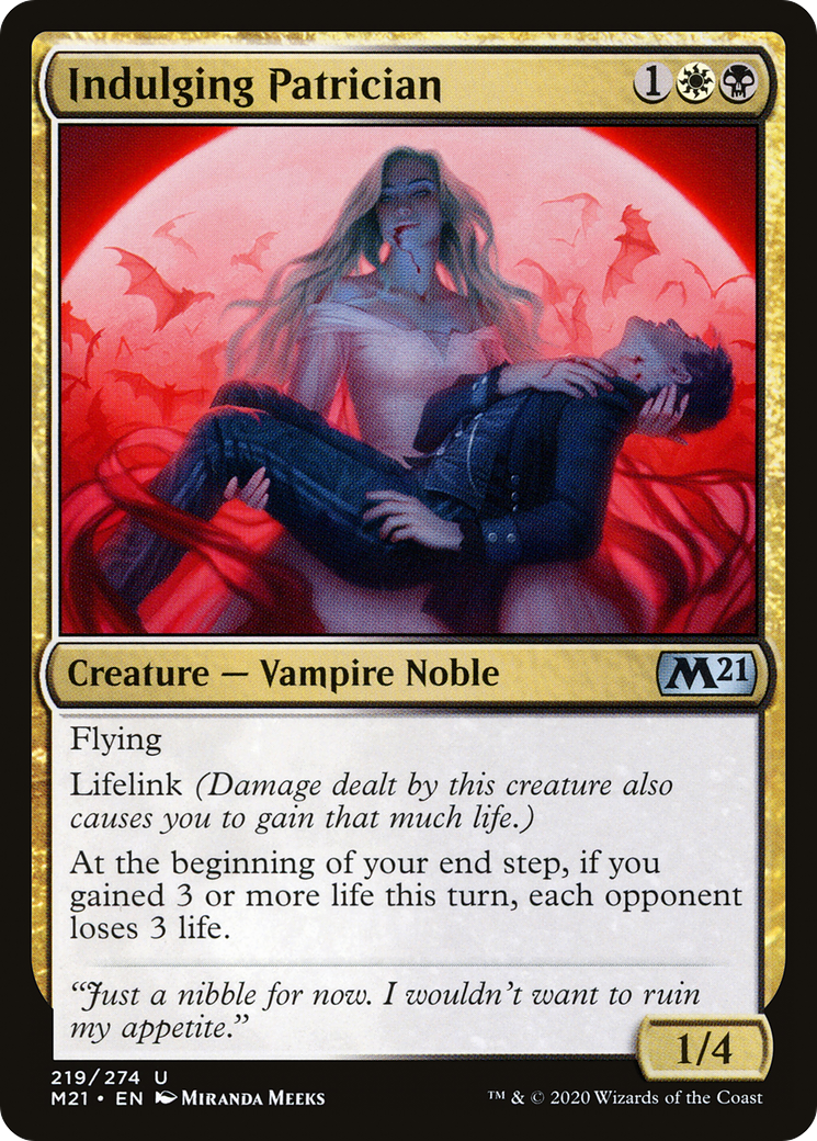 Indulging Patrician (M21-219) [Core Set 2021]