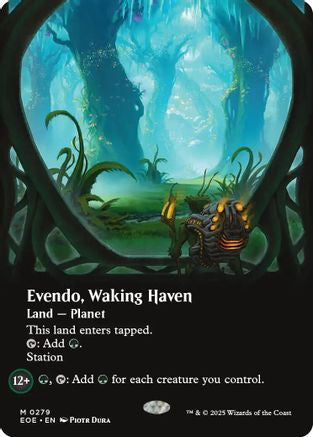 Evendo, Waking Haven (Borderless) (EOE-279) [Edge of Eternities] Foil
