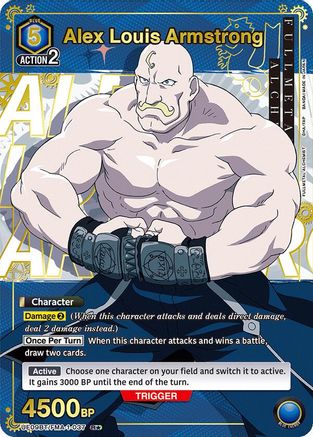 Alex Louis Armstrong (037) (R*) (UE09BT/FMA-1-037) - UE09BT FULLMETAL ALCHEMIST Foil