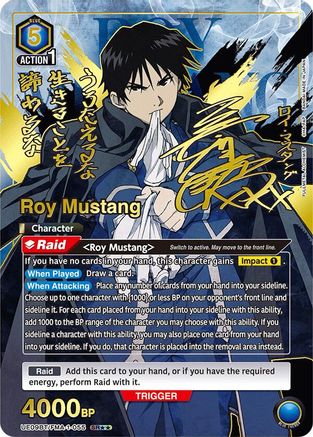 Roy Mustang (055) (SR**) (UE09BT/FMA-1-055) - UE09BT FULLMETAL ALCHEMIST Foil