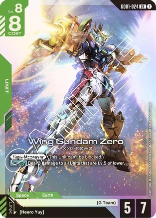 Wing Gundam Zero (GD01-024) - Newtype Rising Holofoil
