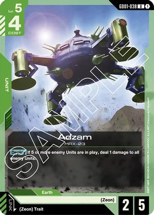 Adzam (GD01-038) - Newtype Rising