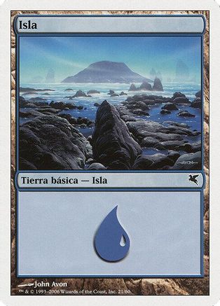 Island (Spanish) - "Isla" (PSAL-E21) [Magic Encyclopedia 2005 (Salvat/Hachette)]