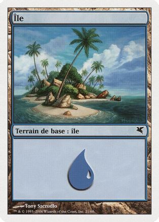 Island (French) - "Ile" (PSAL-H21) [Magic Encyclopedia 2005 (Salvat/Hachette)]