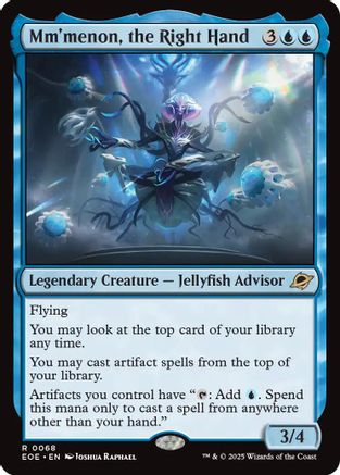 Mm'menon, the Right Hand (EOE-068) [Edge of Eternities] Foil