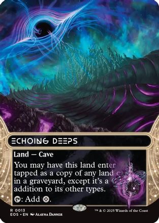 Echoing Deeps (EOS-013) (Borderless) [Edge of Eternities: Stellar Sights] Foil