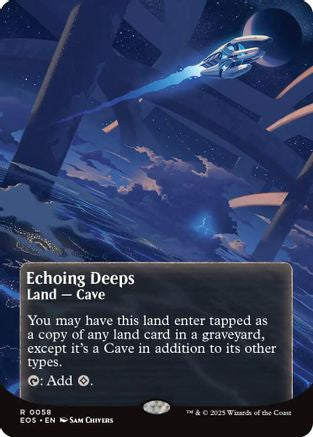Echoing Deeps (EOS-058) (Borderless) [Edge of Eternities: Stellar Sights] Foil