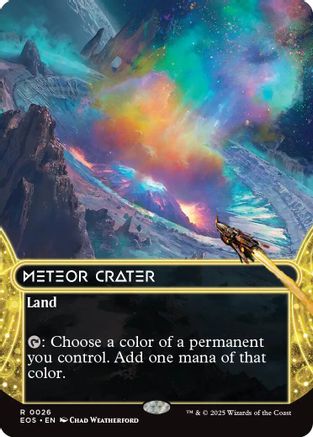 Meteor Crater (EOS-026) (Borderless) [Edge of Eternities: Stellar Sights]