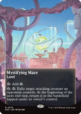 Mystifying Maze (EOS-074) (Borderless) [Edge of Eternities: Stellar Sights]