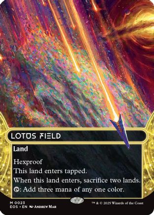 Lotus Field (EOS-023) (Borderless) [Edge of Eternities: Stellar Sights]