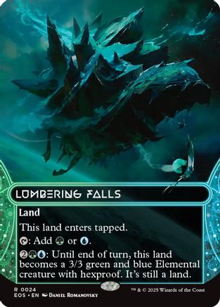 Lumbering Falls (EOS-024) (Borderless) [Edge of Eternities: Stellar Sights]