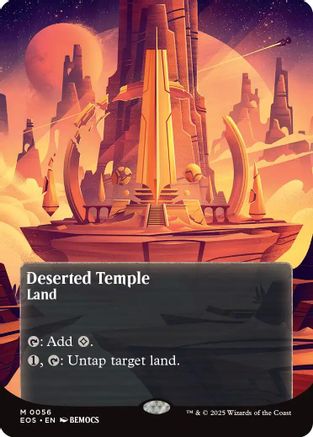 Deserted Temple (EOS-056) (Borderless) [Edge of Eternities: Stellar Sights]