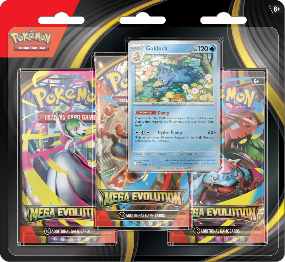 ME01 - Mega Evolutions - 3-Pack Blister