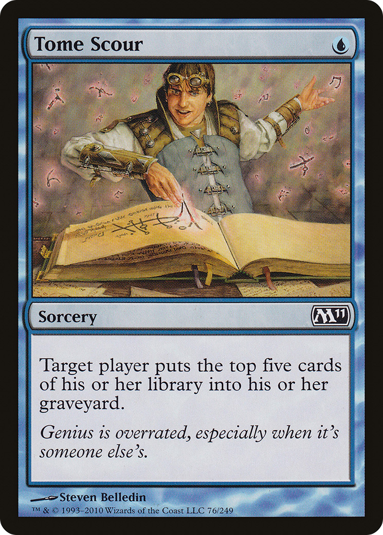 Tome Scour (M11-076) [Magic 2011] Foil
