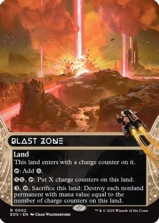 Blast Zone (EOS-002) (Borderless) [Edge of Eternities: Stellar Sights]