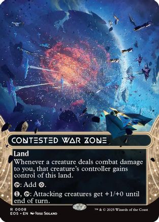 Contested War Zone (EOS-008) (Borderless) [Edge of Eternities: Stellar Sights]