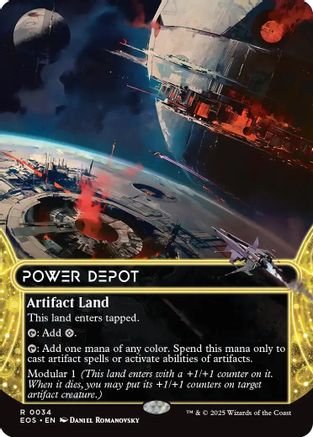 Power Depot (EOS-034) (Borderless) [Edge of Eternities: Stellar Sights]