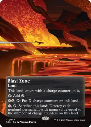 Blast Zone (EOS-047) (Borderless) [Edge of Eternities: Stellar Sights]