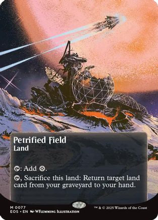 Petrified Field (EOS-077) (Borderless) [Edge of Eternities: Stellar Sights]