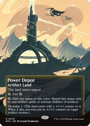 Power Depot (EOS-079) (Borderless) [Edge of Eternities: Stellar Sights] Foil