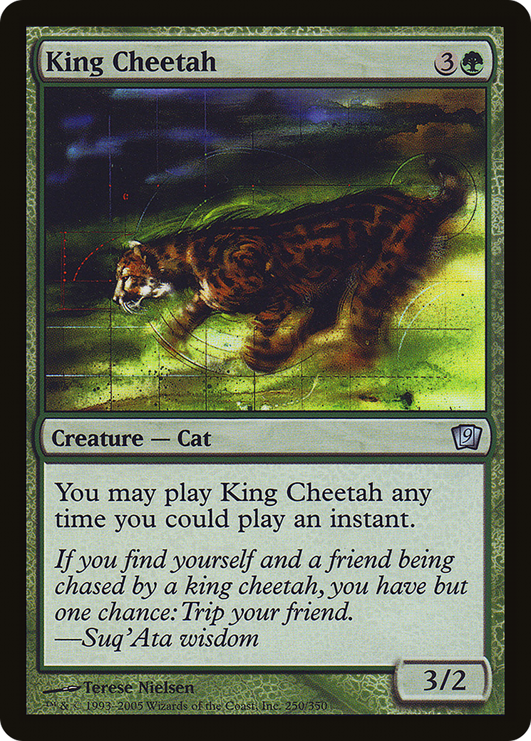 King Cheetah (9ED-250) [9th Edition] Foil