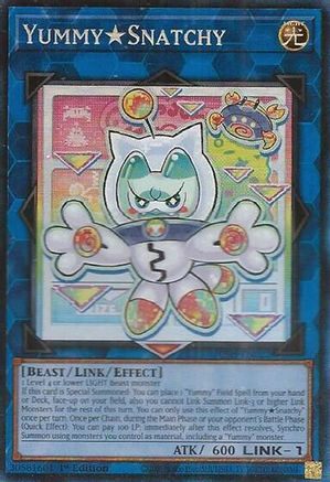YummySnatchy (Collector's Rare) (JUSH-EN022) - Justice Hunters 1st Edition