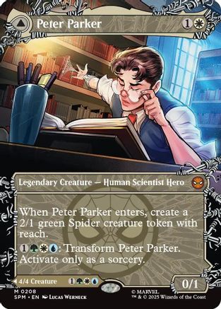 Peter Parker (SPM-208) (Borderless) [Marvel's Spider-Man] Foil