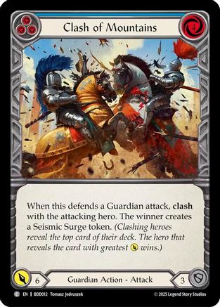 Clash of Mountains (Blue) (BDD012) - Welcome Deck Bravo