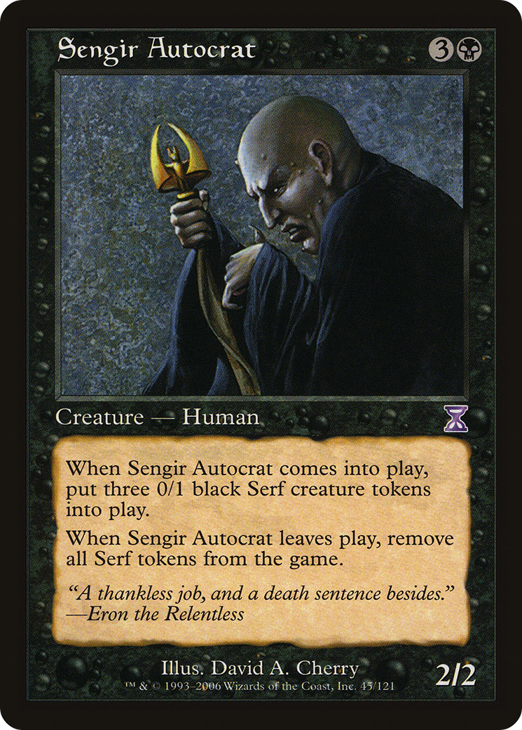 Sengir Autocrat (TSB-045) [Time Spiral Timeshifted] Foil